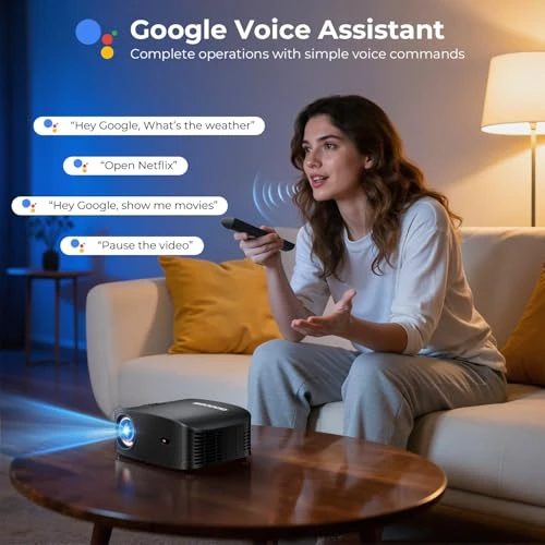 4K Mini Smart Projector with Google TV — Smart Projector, GooDee