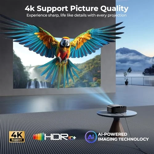 4K Mini Smart Projector with Google TV — Smart Projector, GooDee