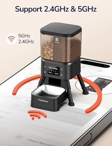 Dual Chamber Automatic Cat Feeder — Automatic Pet Feeder, PalNests