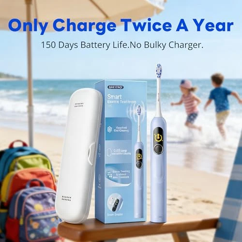 Kids Electric Toothbrush for Boys Teens with Smart Screen — Electric Toothbrush, SAKYPRORAL