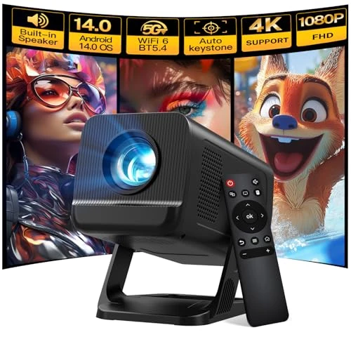 Mini Projector with WiFi and Bluetooth — Smart Projector, WEMI