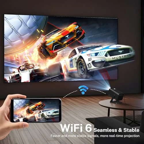 Mini Projector with WiFi and Bluetooth — Smart Projector, WEMI