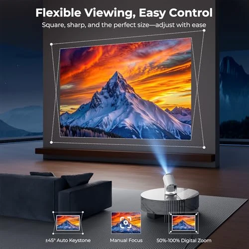 Mini Projector with WiFi and Bluetooth — Smart Projector, ClokoWe