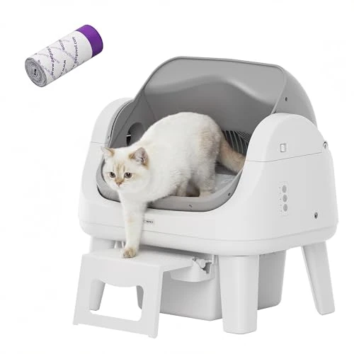 Open Top Self Cleaning Cat Litter Box — Self-Cleaning Litter Box, PetPivot