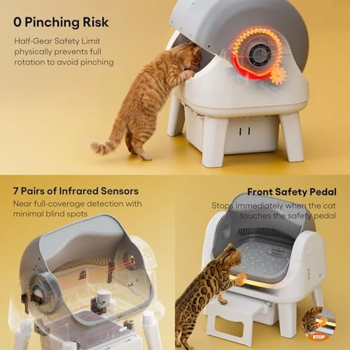 Open Top Self Cleaning Cat Litter Box — Self-Cleaning Litter Box, PetPivot