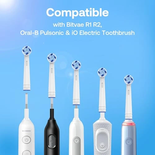 Rotating Electric Toothbrush with 8 Brush Heads — Electric Toothbrush, Bitvae