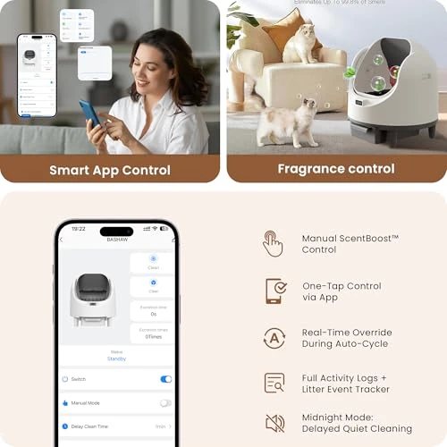 Self Cleaning Litter Box for Multiple Cats — Self-Cleaning Litter Box, Bashaw