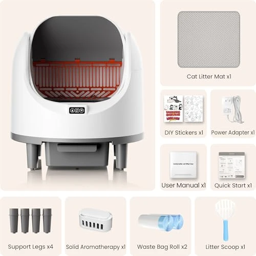 Self Cleaning Litter Box for Multiple Cats — Self-Cleaning Litter Box, Bashaw