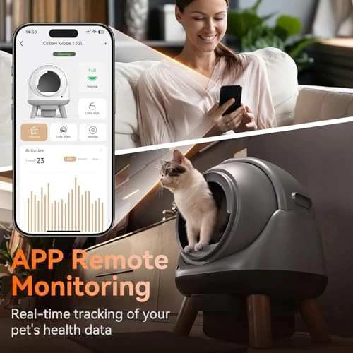 Self Cleaning Litter Box for Multiple Cats — Self-Cleaning Litter Box, Coziley