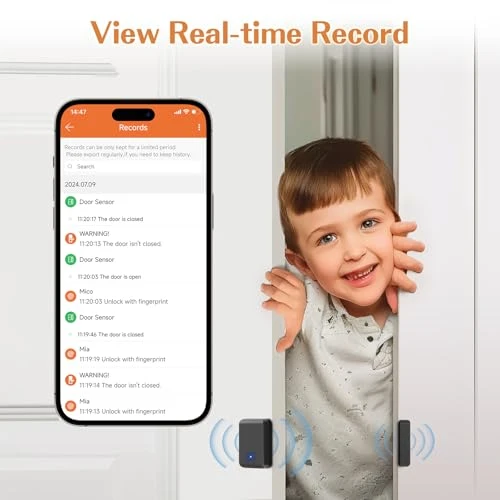 Smart Door Sensor Alarm — Smart Lock, Probrico