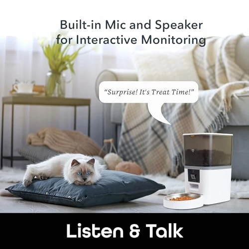 Smart Pet Feeder with Camera — Automatic Pet Feeder, Geeni