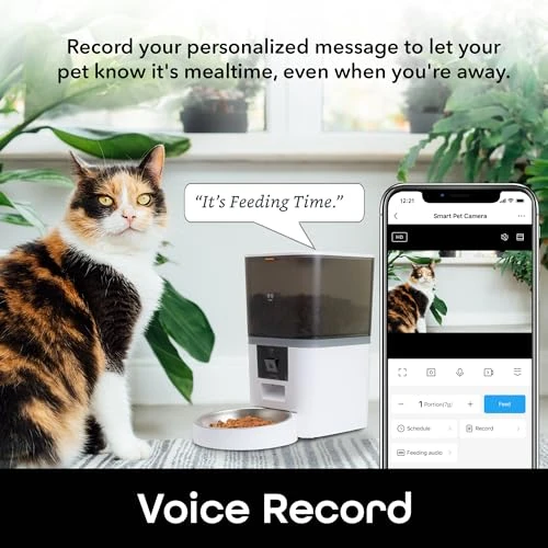 Smart Pet Feeder with Camera — Automatic Pet Feeder, Geeni