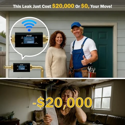 Smart Water Monitor and Automatic Shutoff — Water Shut Off Valve, FRIZZLIFE