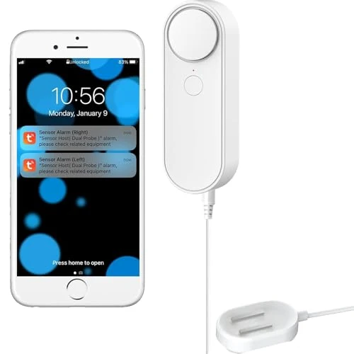 WiFi Water Leak Detector — Water Shut Off Valve, Shonmau