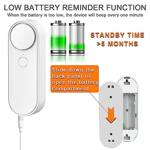 WiFi Water Leak Detector — Water Shut Off Valve, Shonmau