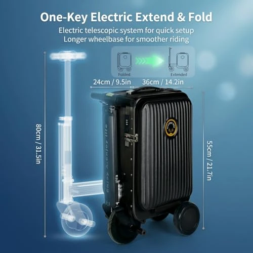 Electric Carry-On Luggage — Smart Luggage, Generic