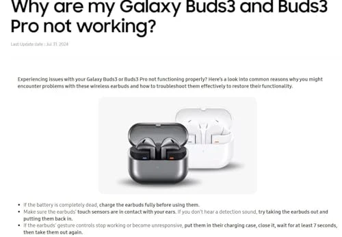 Galaxy Buds 3 Pro AI True Wireless Bluetooth Earbuds — Wireless Earbuds, Samsung