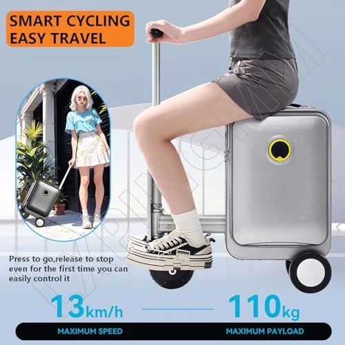 Lightweight Rideable Luggage — Smart Luggage, LXPINGMM