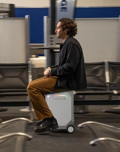 Rideable Electric Carry-On Luggage — Smart Luggage, AOTOS