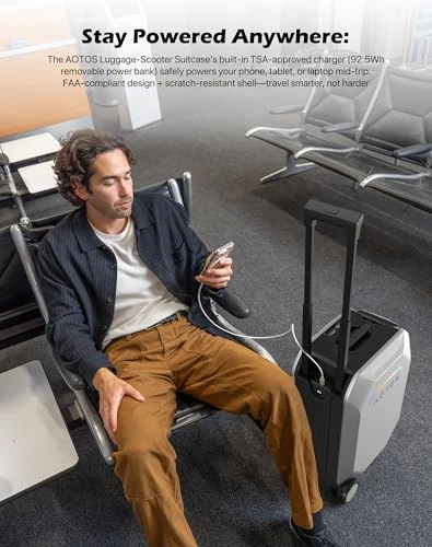 Rideable Electric Carry-On Luggage — Smart Luggage, AOTOS