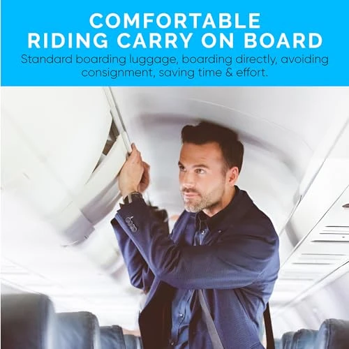 Rideable Electric Luggage Scooter — Smart Luggage, Space Suitcases