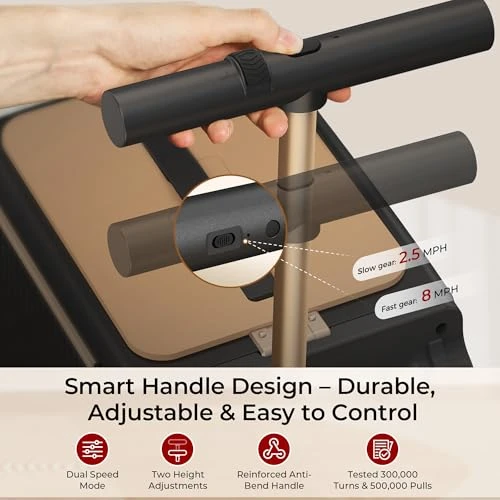 Rideable Suitcase with Electric Scooter — Smart Luggage, iScooter