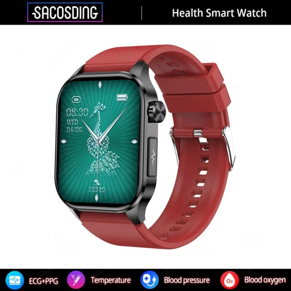 AMOLED Smart Watch with Health Monitor — Smart Watch, SACOSDING