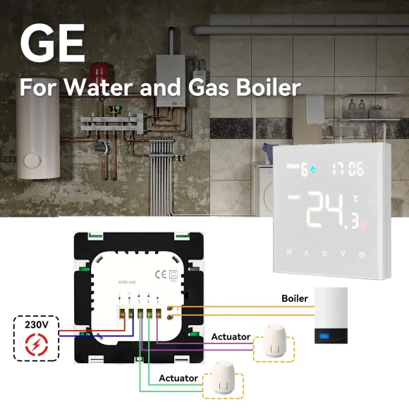 Smart WiFi Thermostat — Smart Thermostat, Minco Thermostatic