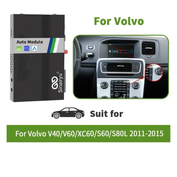 Wireless CarPlay and Android Auto Kit — Car Infotainment System, Sinairyu