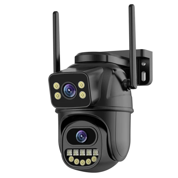 Dual Lens WiFi PTZ Security Camera — Security Camera, ICSEE
