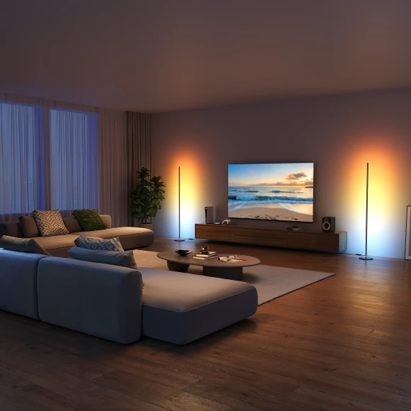 Smart Corner Floor Lamp — LED Strip Lights, Govee