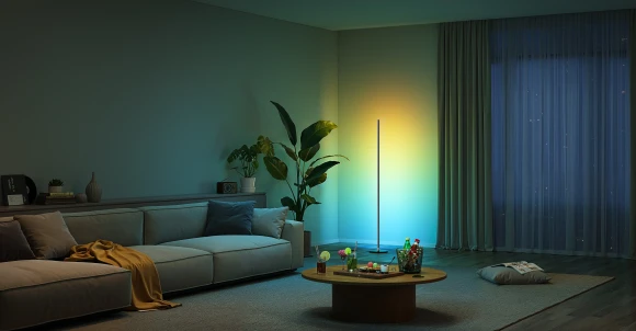 Smart Corner Floor Lamp — LED Strip Lights, Govee