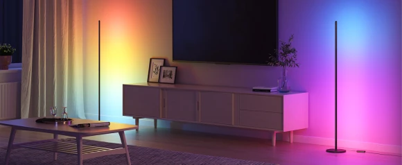 Smart Corner Floor Lamp — LED Strip Lights, Govee