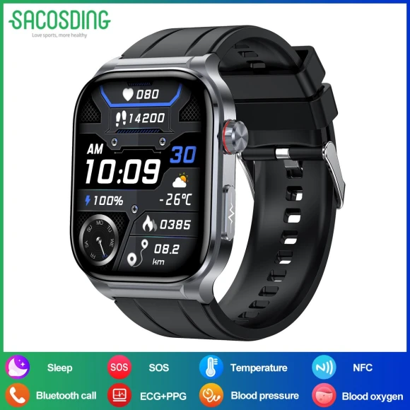 AMOLED Smartwatch — Smart Watch, SACOSDING