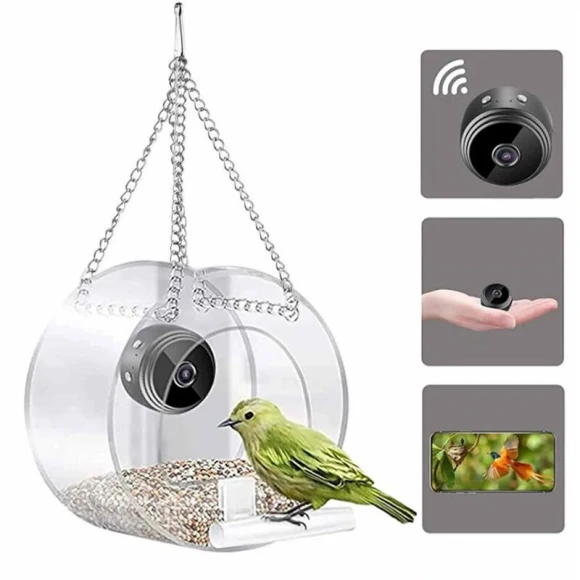 Smart Identify Bird Feeder Camera — Smart Bird Feeder, ZANLURE