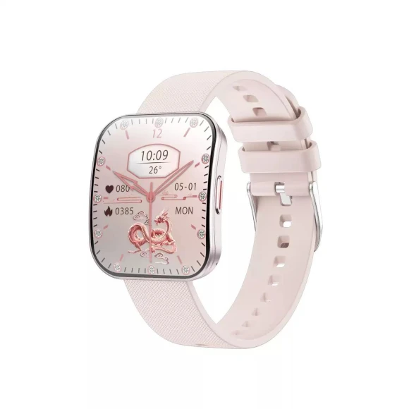 Smart Watch with AMOLED Curved Display, Bluetooth Calling, Voice Assistant, Pedometer — Smart Watch, Xiaomi