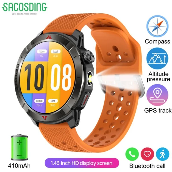 Smart Watch with GPS Tracker, SACOSDING