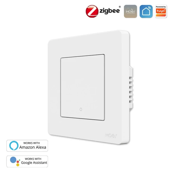 Smart ZigBee Push Button Switch — Smart Switch, MoesHouse