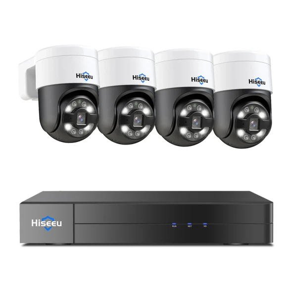 5MP IP Camera with AI Human Tracking and Two-Way Audio — Security Camera, Hiseeu