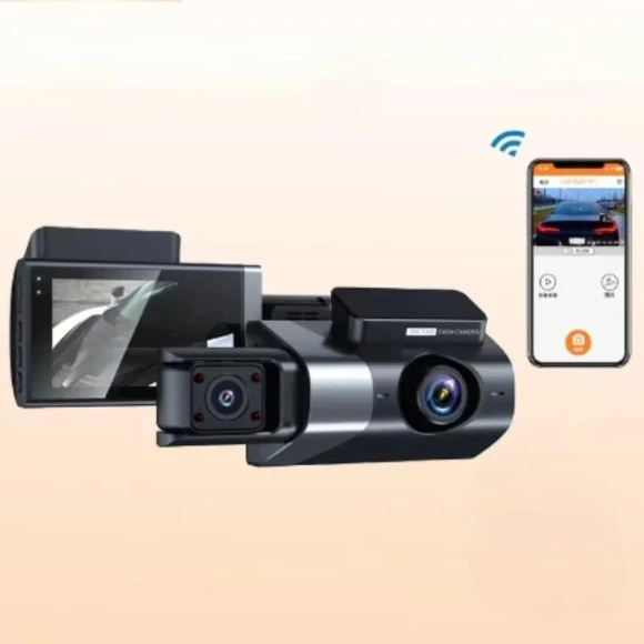 Automotive Motion Detector Camera Black Box Dash HD 1080P Cam with G-Sensor, 360° Rotating Lens DVR, 3-inch Display,... — Dash Cam, Carrefour