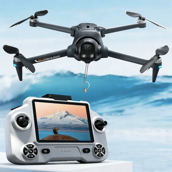 GPS WiFi FPV Drone with 4.5-inch LCD Screen Controller — Drone, YLR C