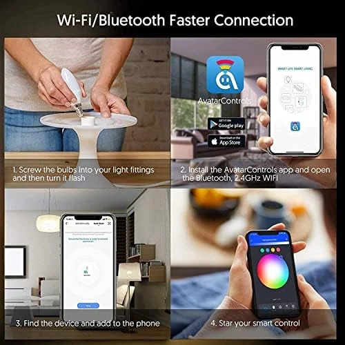 LED Light Bulb — Smart Light Bulb, Avatar Controls