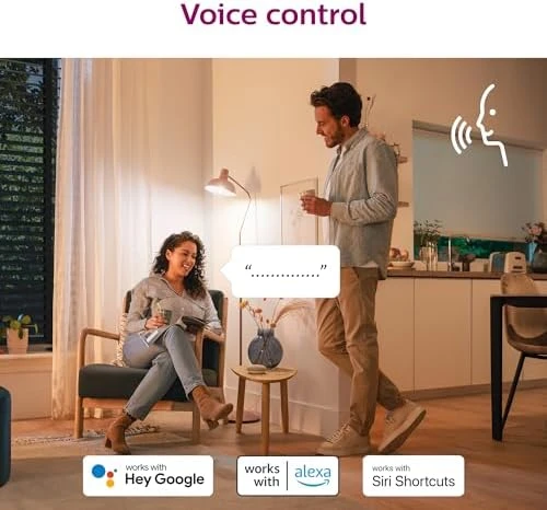 Smart 60W A19 Daylight LED Bulb 4-Pack — Smart Light Bulb, Philips