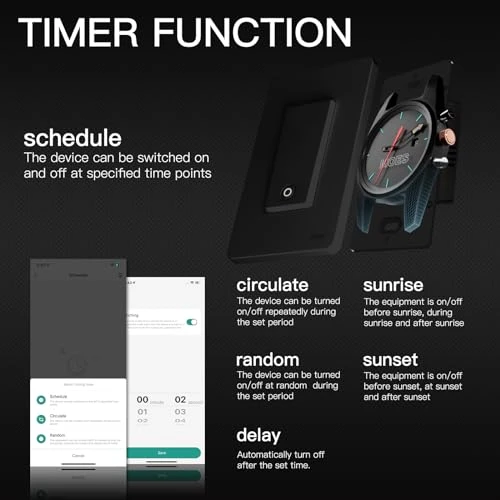 WiFi Smart Light Switch — Smart Switch, MOES