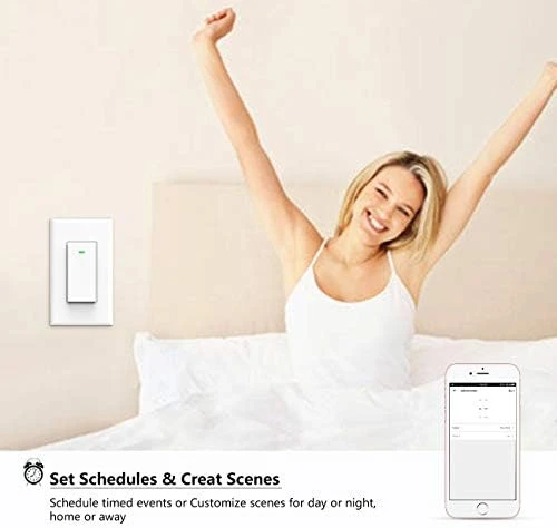 WiFi Wall Light Switch — Smart Switch, Lesim