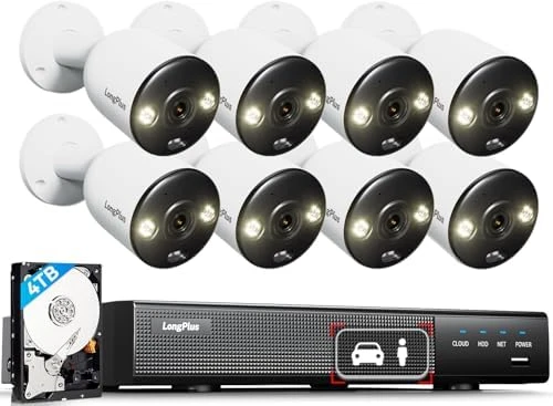 4K PoE Security Camera System — Security Camera, LongPlus