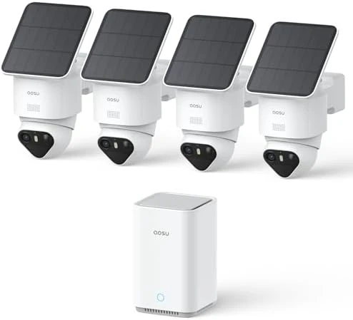 4K Security Cameras Wireless Outdoor Kit — Security Camera, AOSU