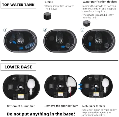 6 Gallon Humidifier with Cool and Warm Mist — Essential Oil Diffuser, Coolfiqu