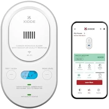 Carbon Monoxide Detector & Indoor Air Quality Monitor — Air Quality Monitor, Kidde