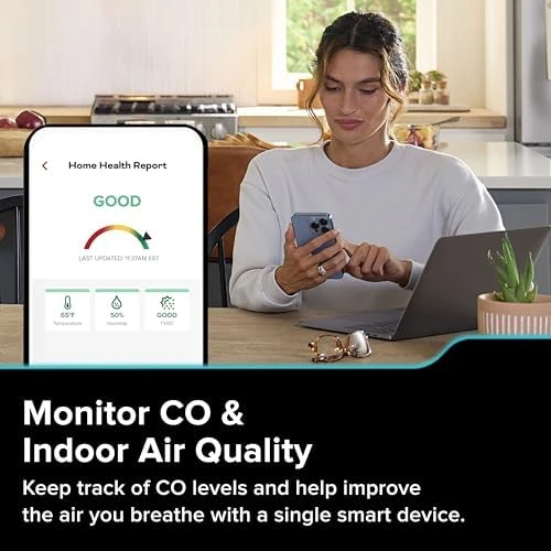 Carbon Monoxide Detector & Indoor Air Quality Monitor — Air Quality Monitor, Kidde